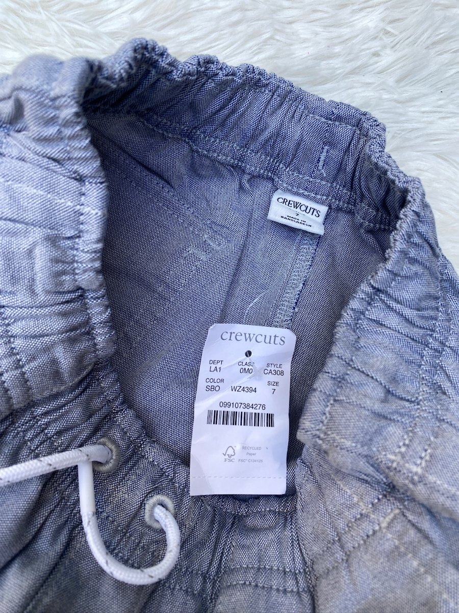 Short CREWCUTS Gris con Cintura Elástica — miniatura 4