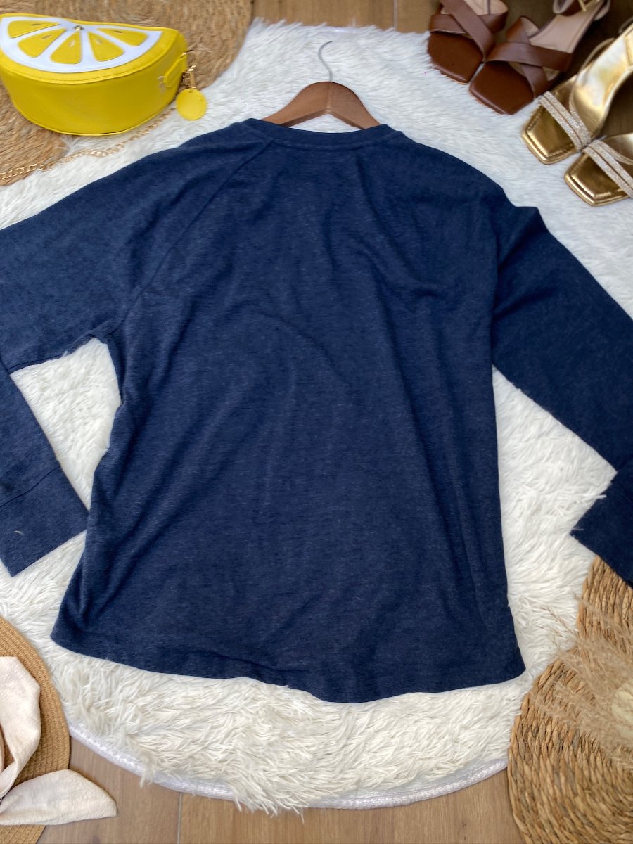 Playera Henley GAP Manga Larga — miniatura 3