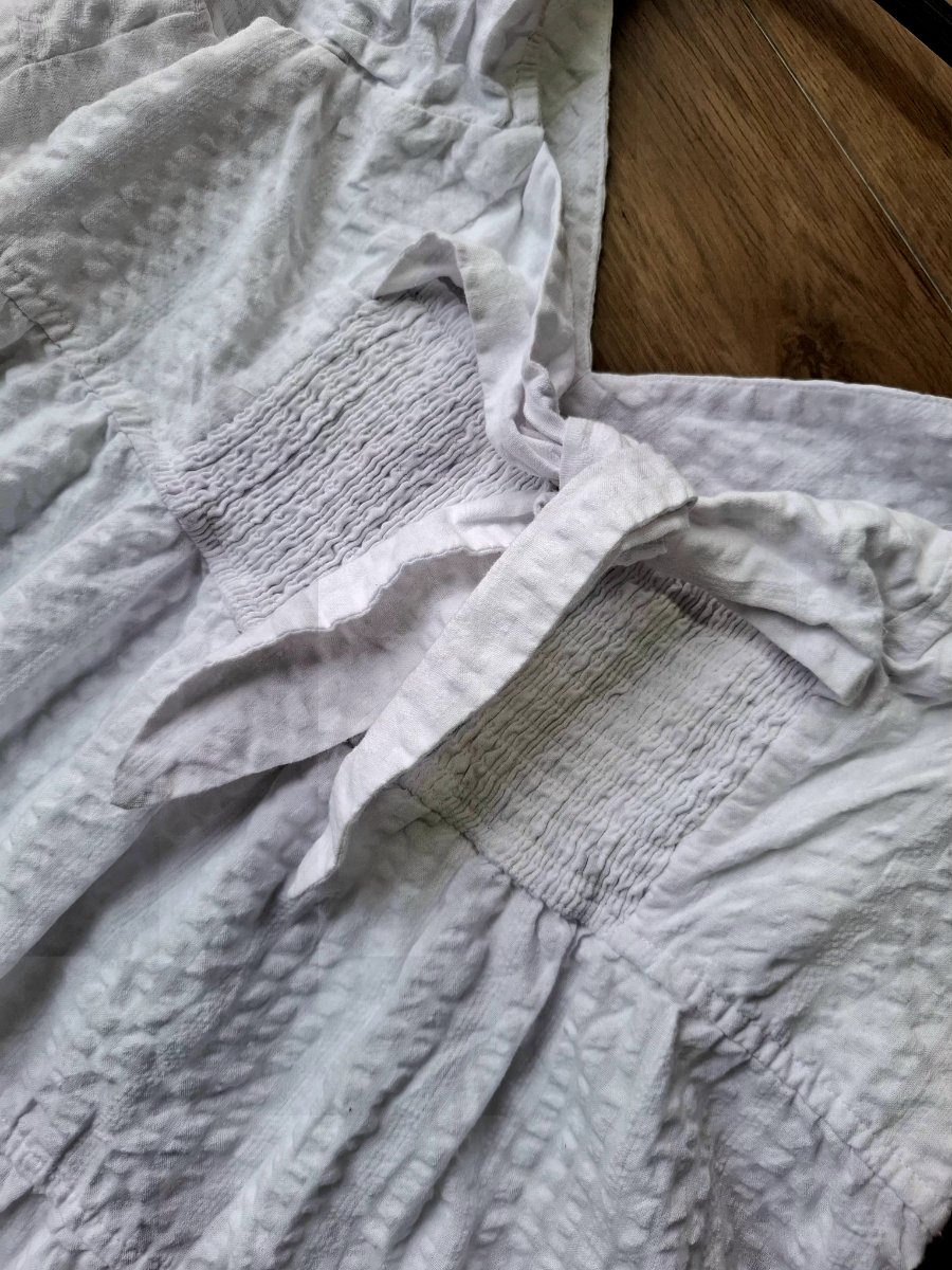 Vestido OLD NAVY Blanco Texturizado — miniatura 4