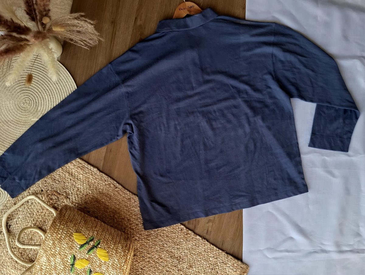 Playera Polo GAP Stretch Piqué Manga Larga — miniatura 5