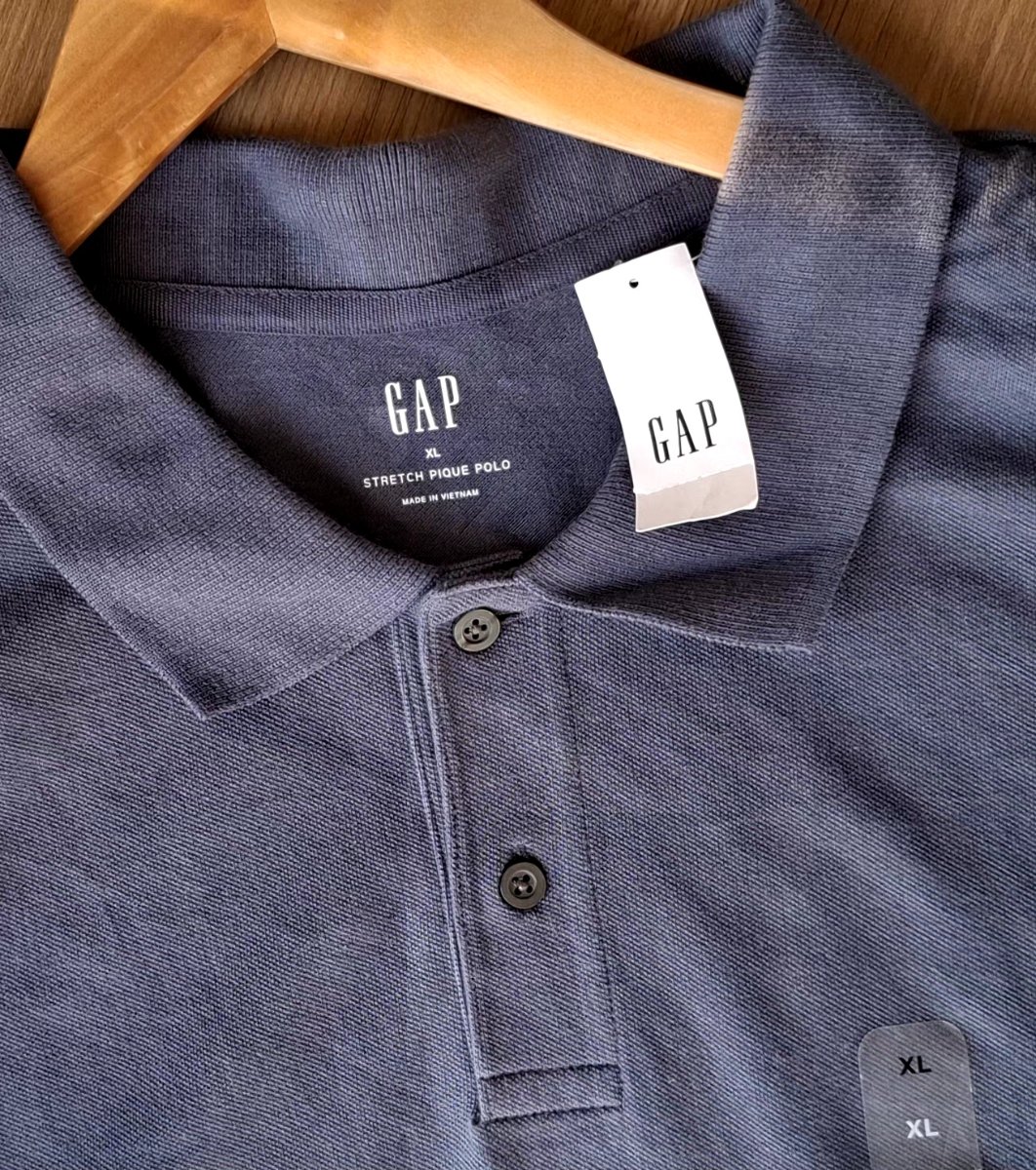 Playera Polo GAP Stretch Piqué Manga Larga — miniatura 4