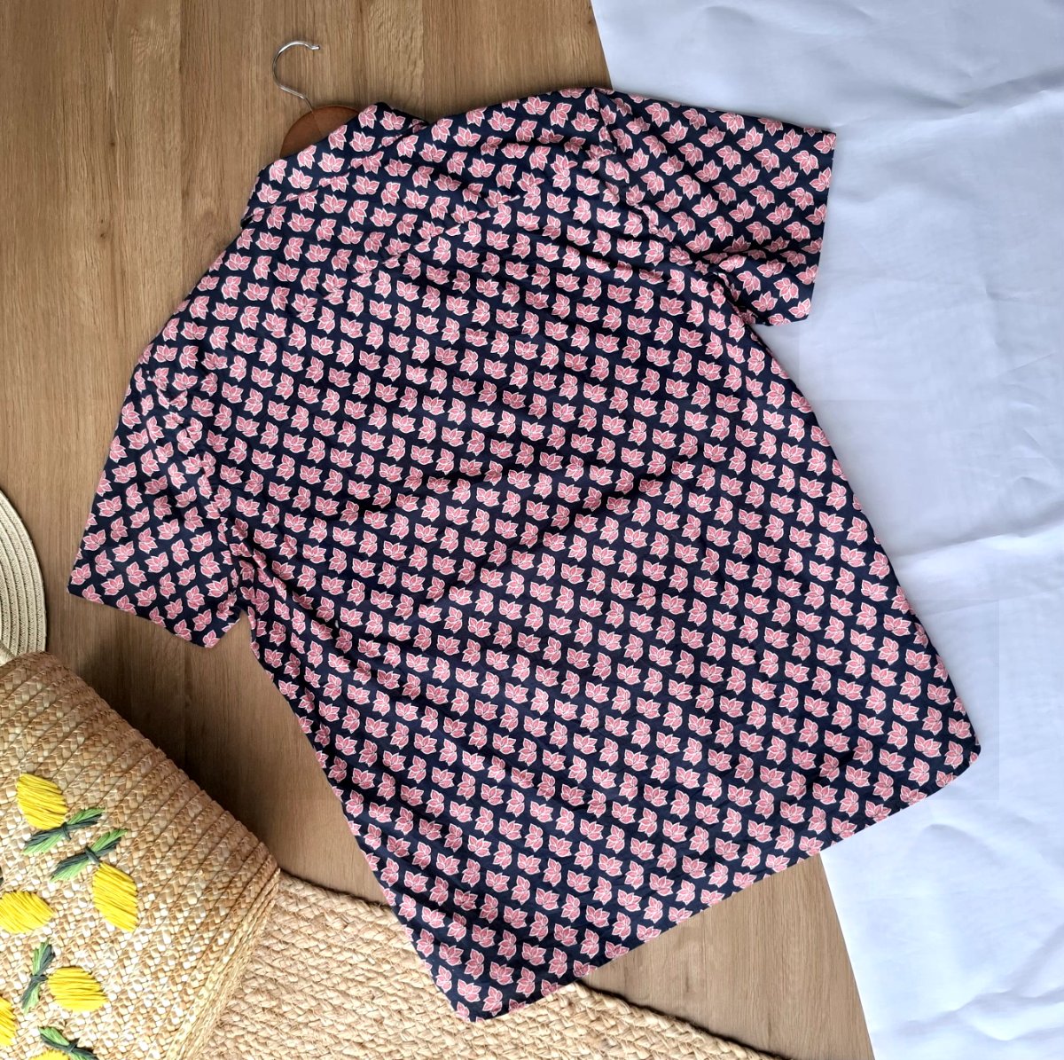 Camisa PERRY ELLIS Stretch Estampado de Hojas — miniatura 3