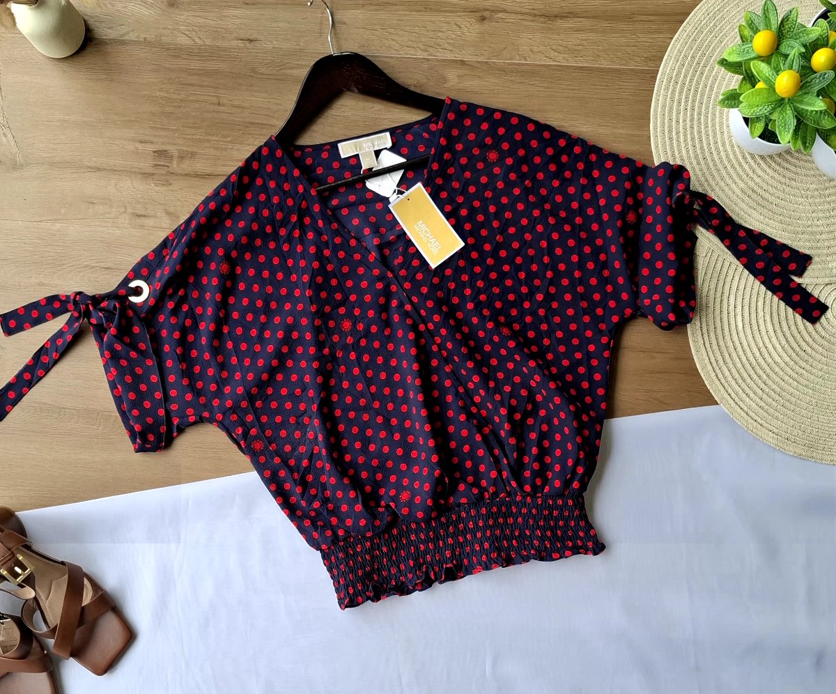 Blusa Cruzada MICHAEL MICHAEL KORS Lunares — miniatura 2