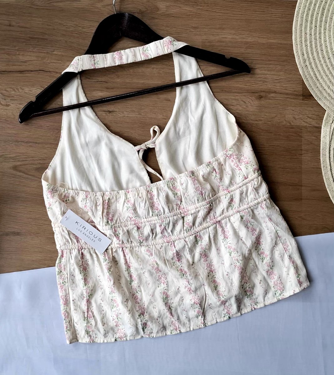 Blusa Halter KIRIOUS Flores Románticas — miniatura 3