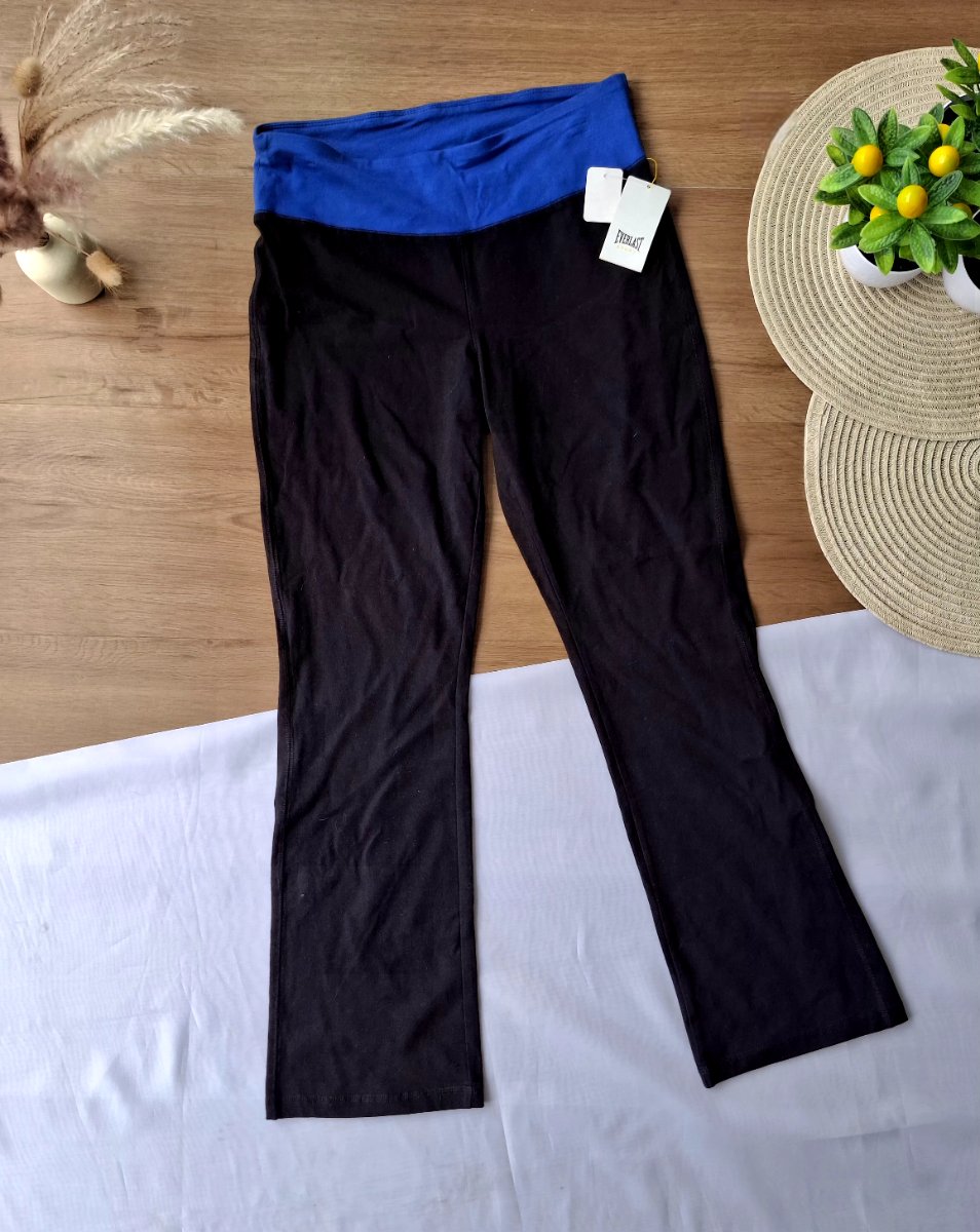 Leggings Deportivos EVESL Azul Cintura Alta — miniatura 2