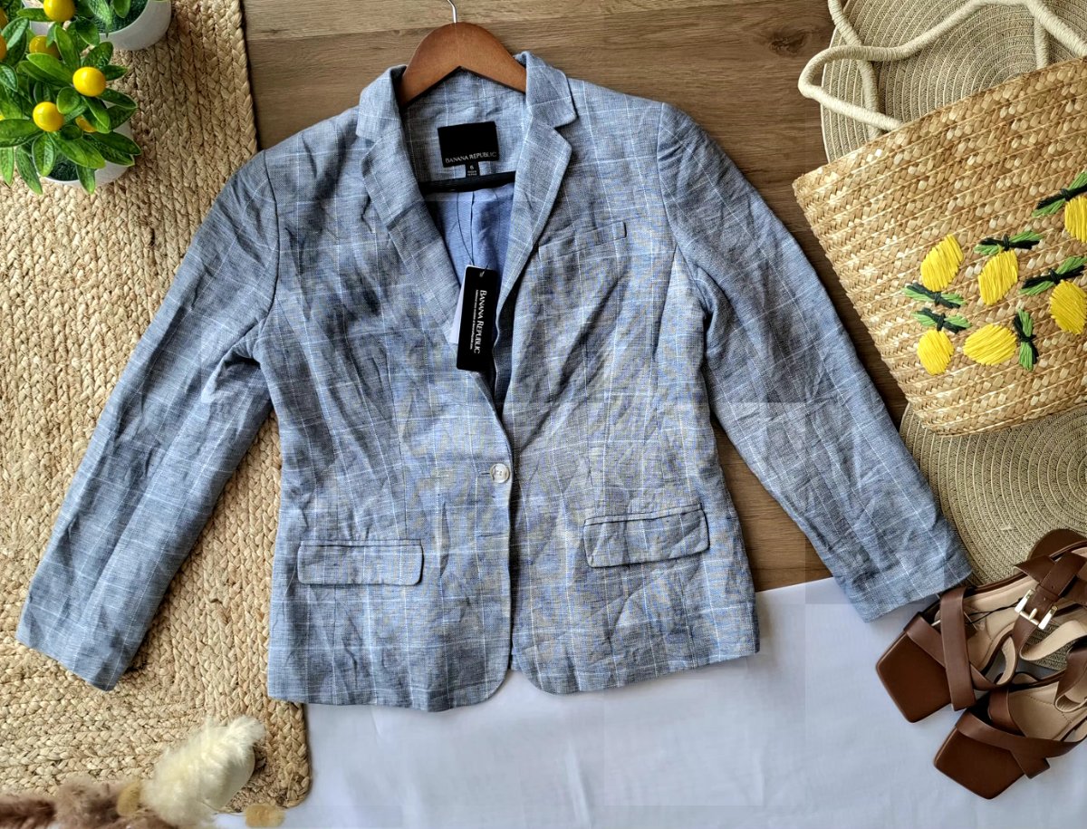 Blazer BANANA REPUBLIC Cuadros — miniatura 2