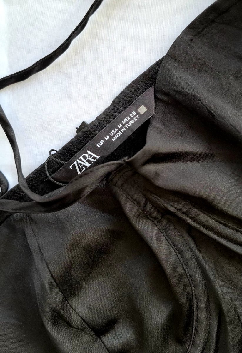 Body Satinado ZARA Negro — miniatura 3