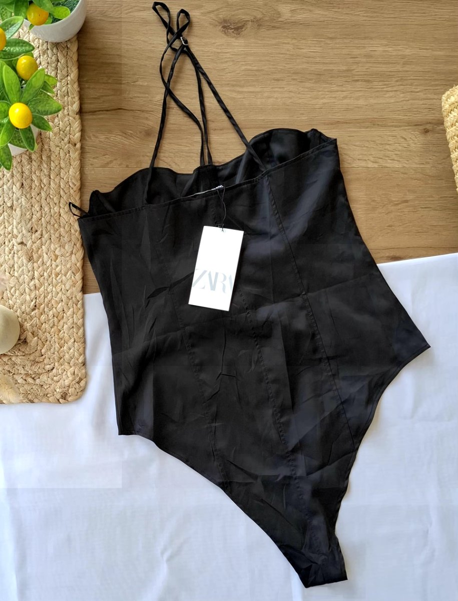 Body Satinado ZARA Negro — miniatura 4