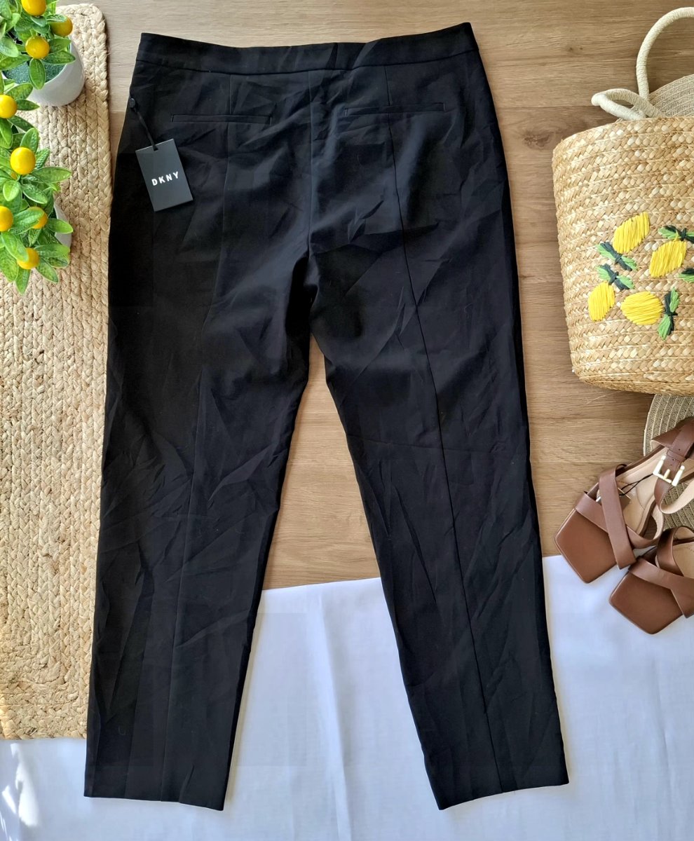 Pantalón DKNY Negro con Franjas Laterales — miniatura 3