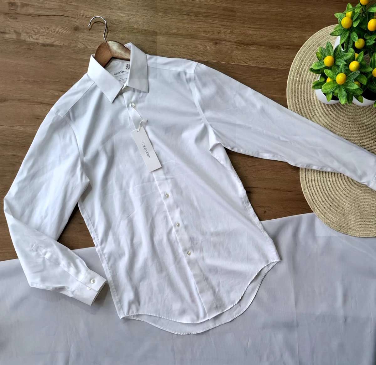 Camisa CALVIN KLEIN Blanca de Vestir — miniatura 2