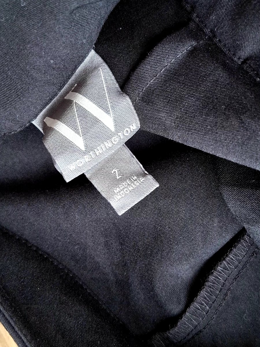 Falda Midi WORTHINGTON Negra — miniatura 5