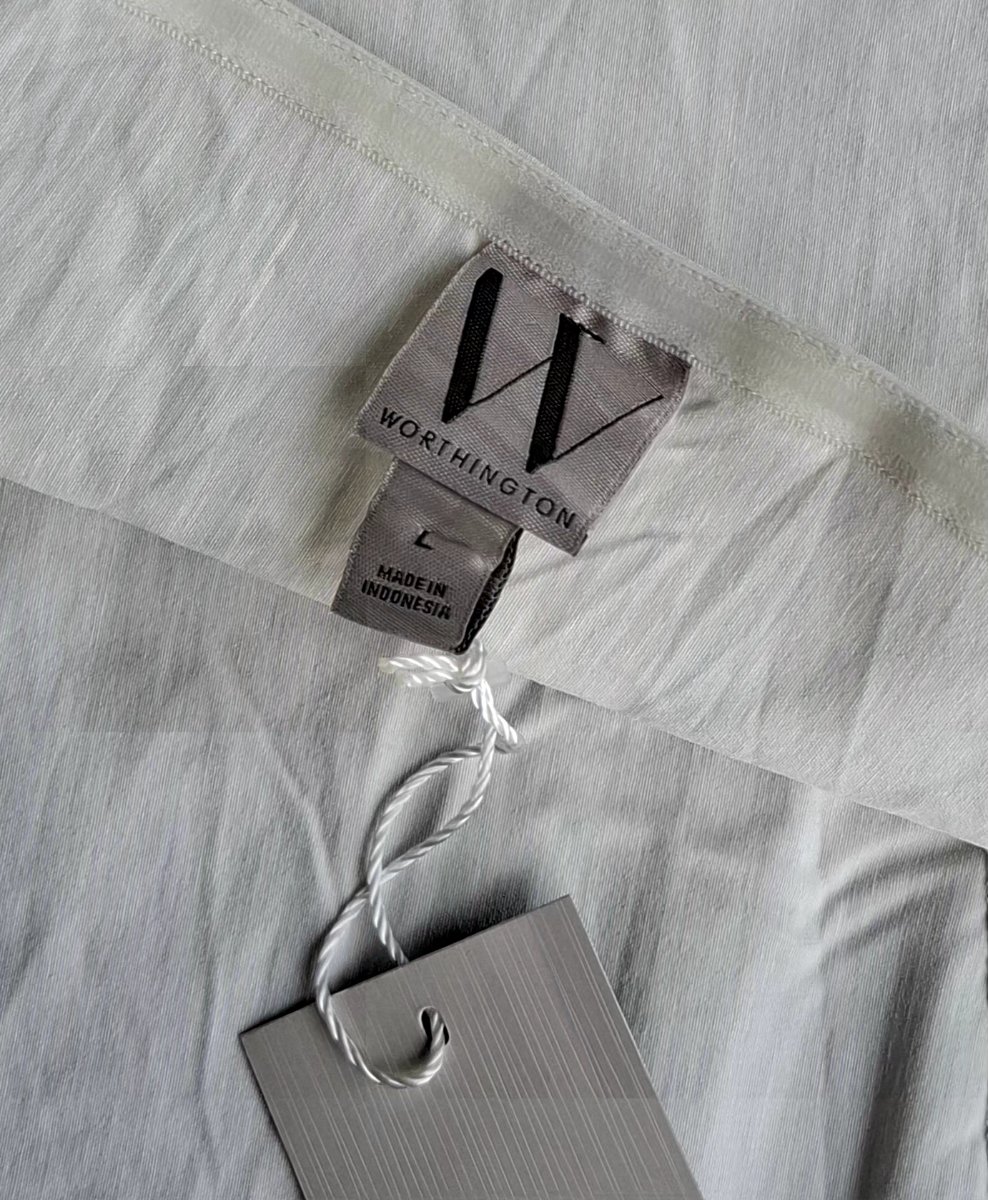 Blusa WORTHINGTON Peplum Blanca — miniatura 4
