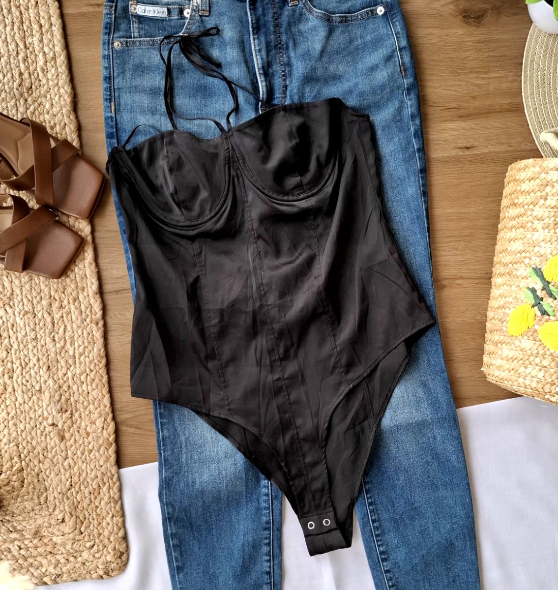 Body Satinado ZARA Negro — miniatura 6