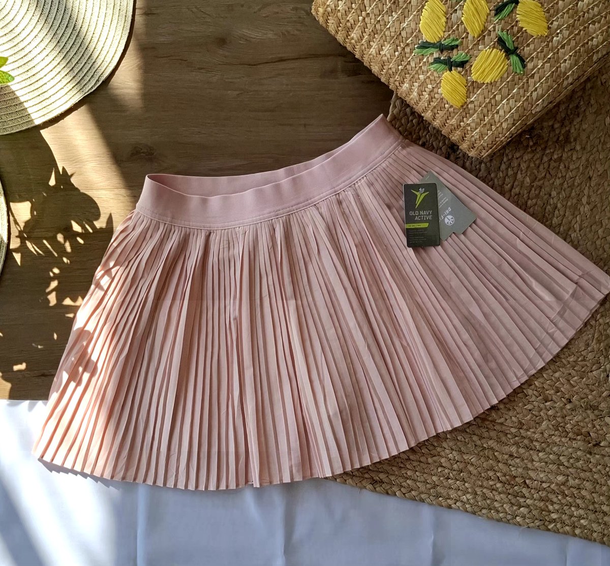 Falda Deportiva ALL IN MOTION Plisada Rosa — miniatura 2