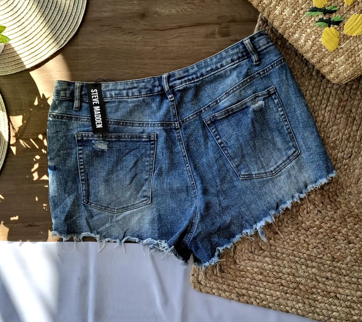 Short de Mezclilla STEVE MADDEN Tiro Alto — miniatura 3