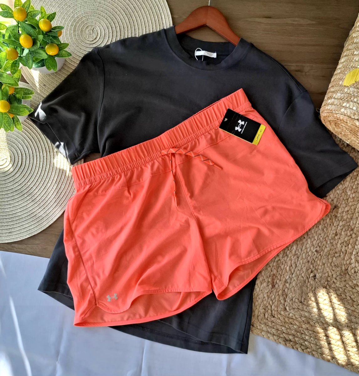 Short Deportivo UNDER ARMOUR Coral — miniatura 5