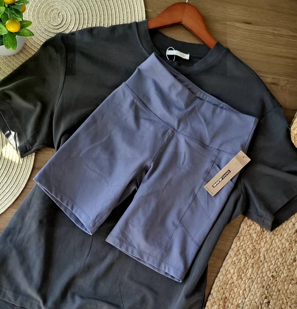 Bikers DKNY Tiro Alto Azul Lavanda — miniatura 6