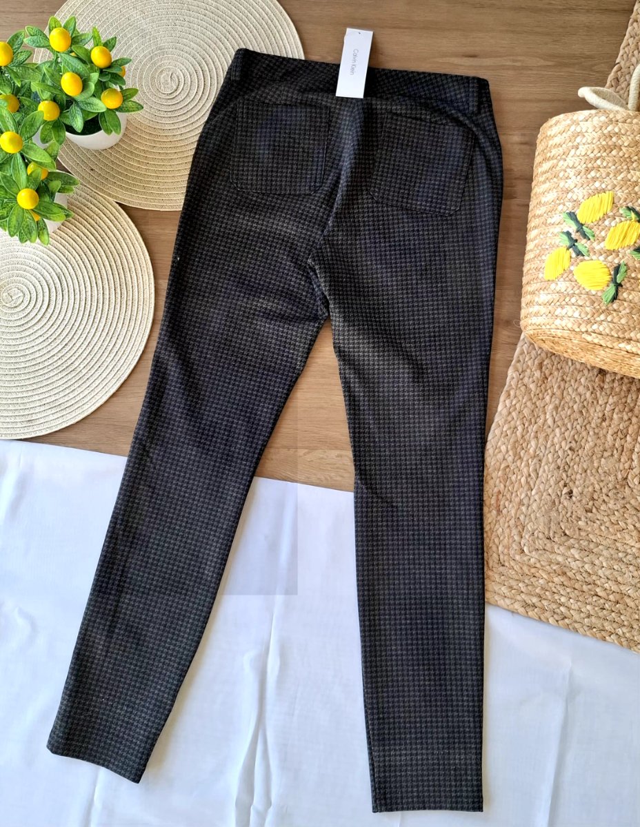 Pantalón CALVIN KLEIN Skinny Gris — miniatura 3