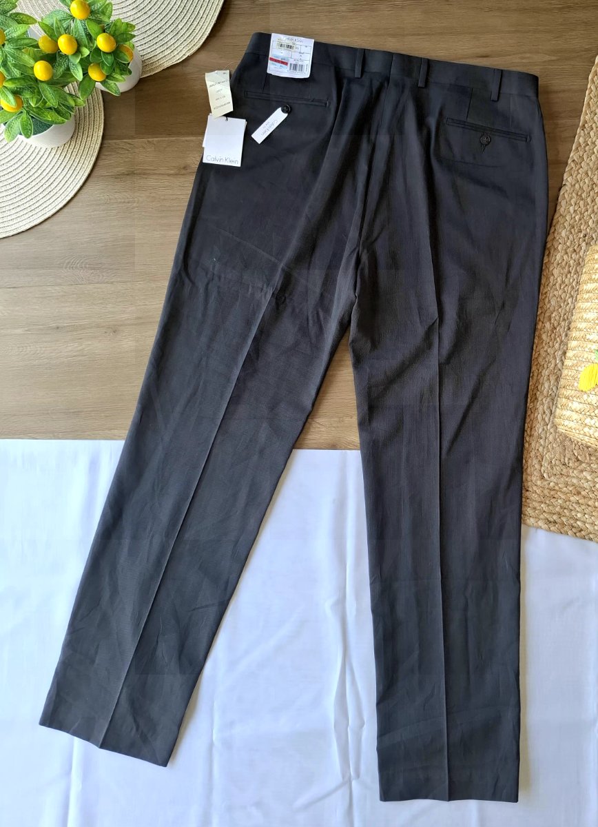 Pantalón de Vestir CALVIN KLEIN Gris — miniatura 3