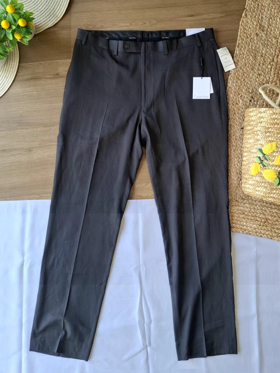 Pantalón de Vestir CALVIN KLEIN Gris — miniatura 2