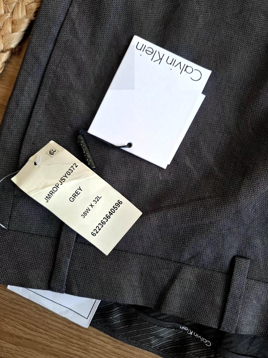 Pantalón de Vestir CALVIN KLEIN Gris — miniatura 5