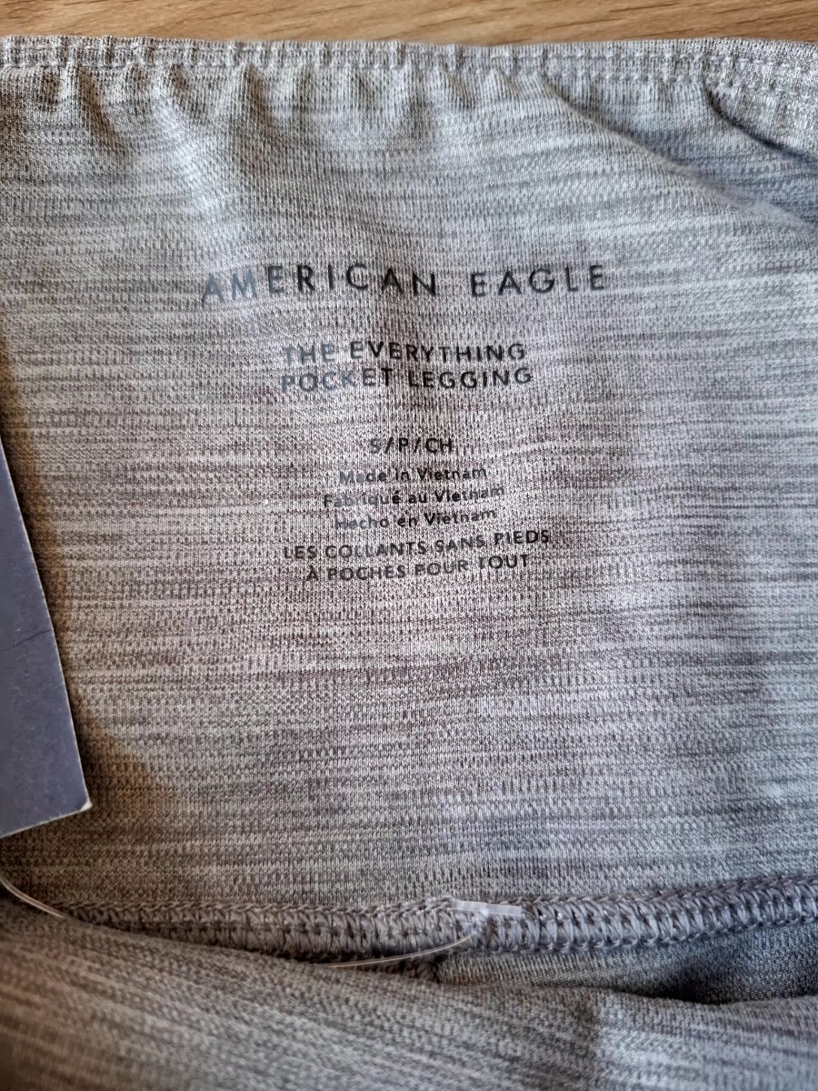 Leggings AMERICAN EAGLE Pocket Gris Jaspeado — miniatura 5