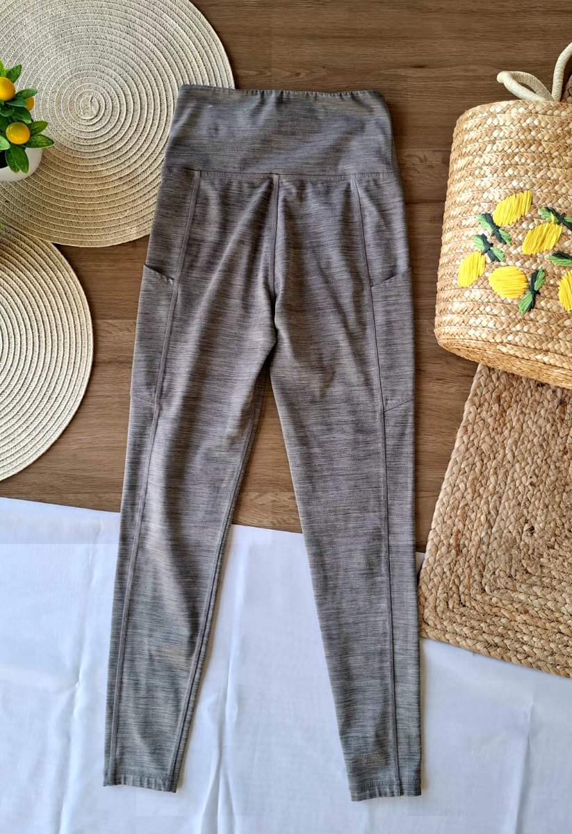 Leggings AMERICAN EAGLE Pocket Gris Jaspeado — miniatura 3