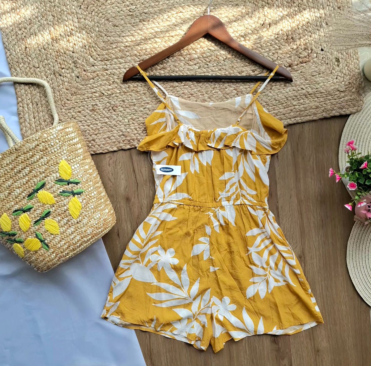 Enterizo OLD NAVY Tropical Mostaza — miniatura 3