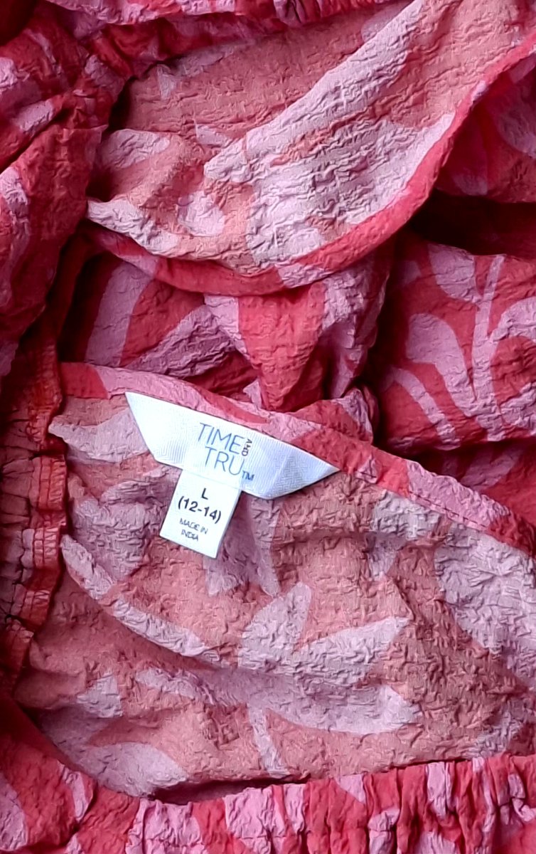 Vestido TIME AND TRU Floral Rosa — miniatura 5