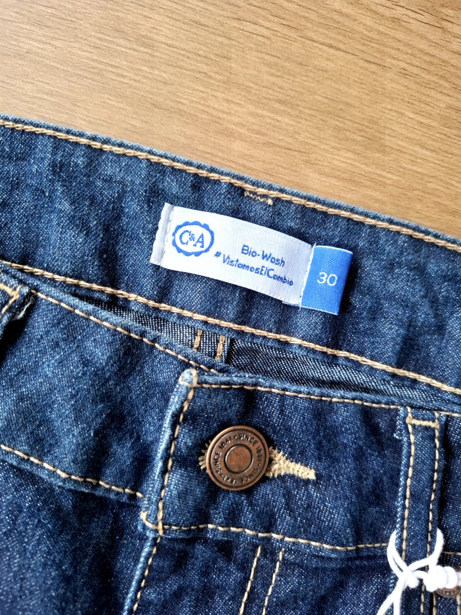 Jeans C&A Slow Wash Azul Oscuro — miniatura 3