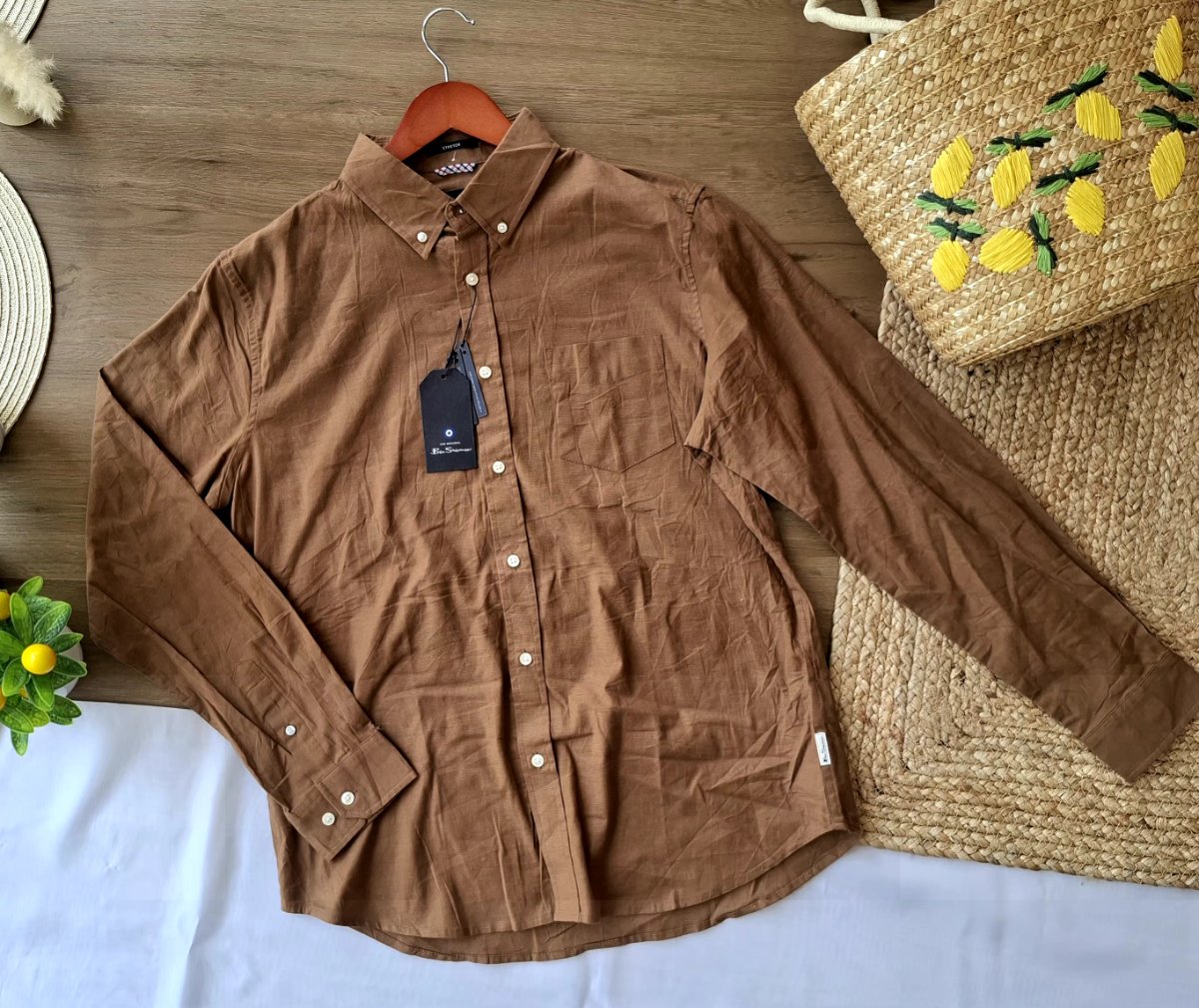 Camisa BEN SHERMAN Café — miniatura 2