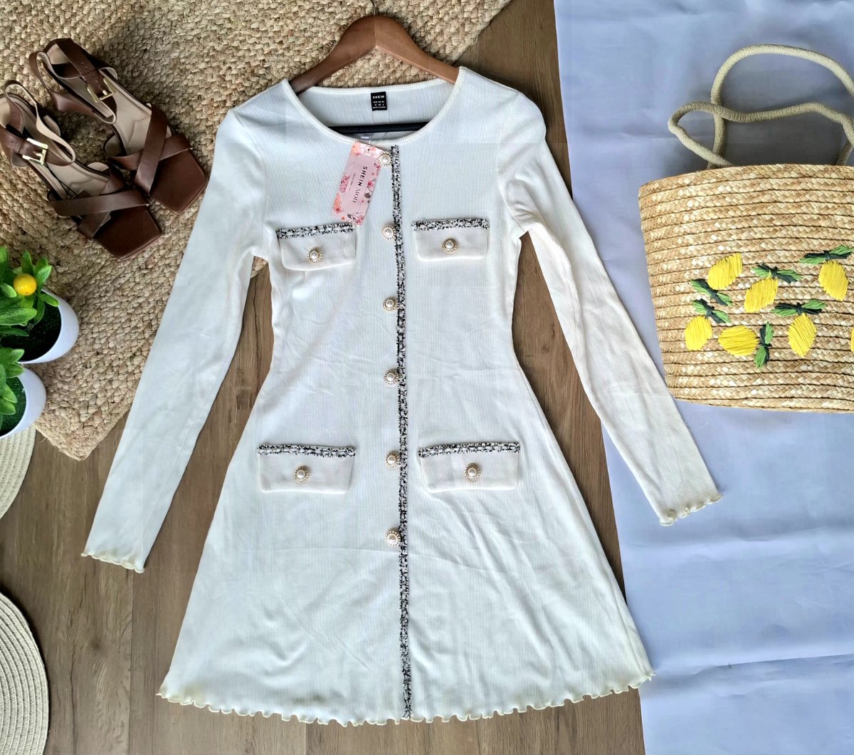 Vestido SHEIN Estilo Chanel — miniatura 2