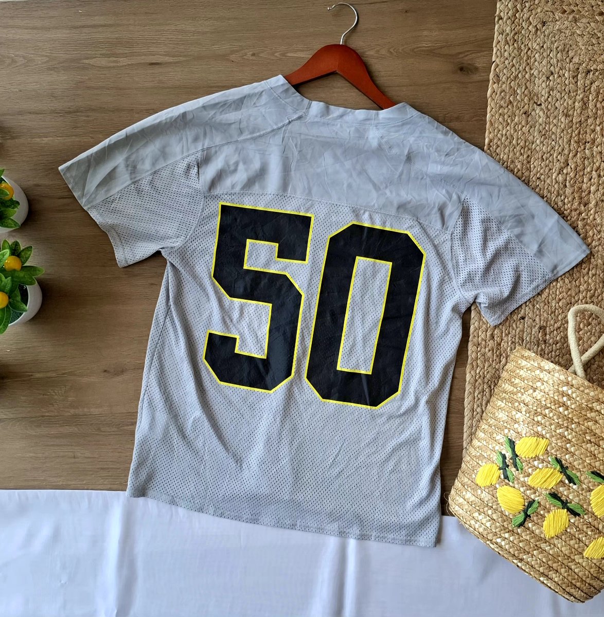 Playera NIKE Dri-FIT Jersey Gris — miniatura 3