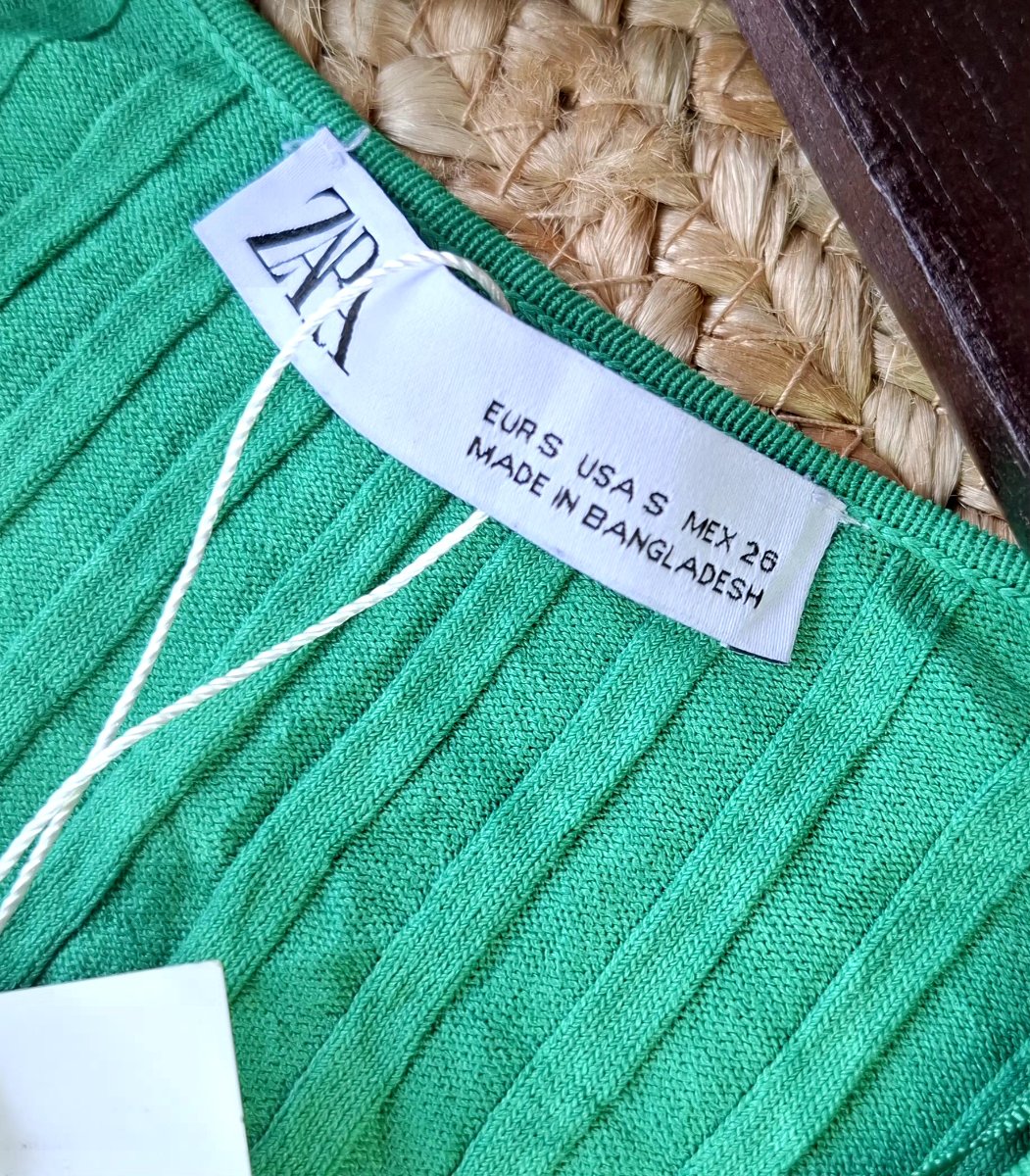 Vestido ZARA Esmeralda Ribbed Muse — miniatura 4