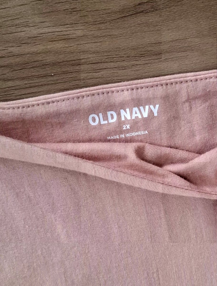 Body OLD NAVY Rosa Nude Escote Cuadrado — miniatura 3