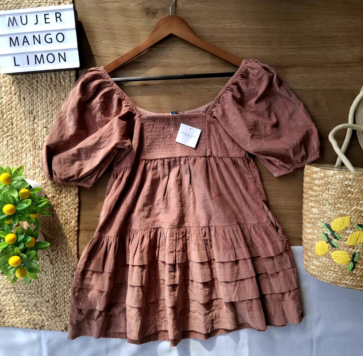 Vestido AMERICAN EAGLE Terracota Cottage — miniatura 3