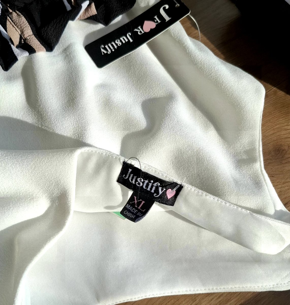 Enterizo JUSTIFY Blanco con Rayas — miniatura 4