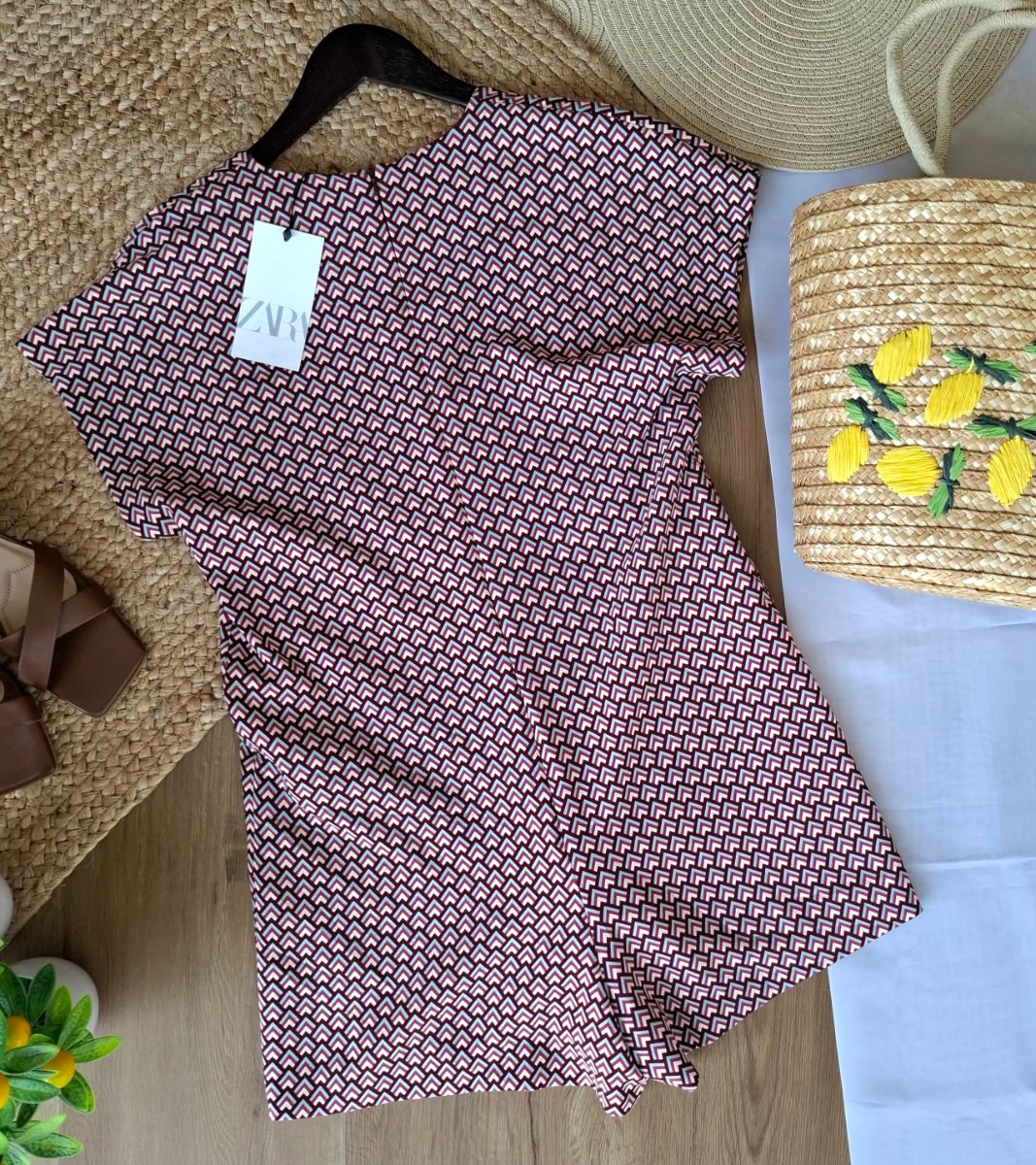 Enterizo Corto ZARA Geo Chic — miniatura 3
