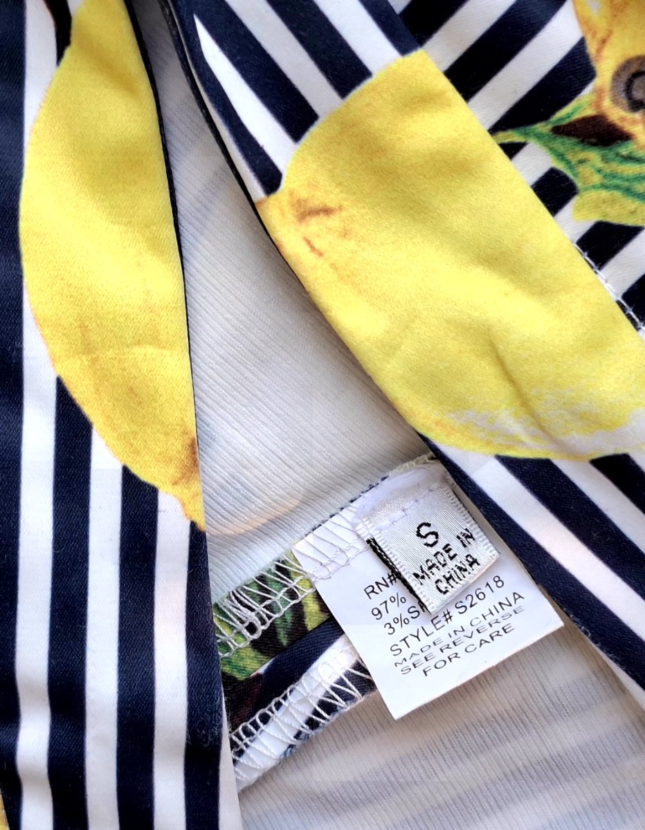 Falda Lápiz Lemon Stripes — miniatura 5