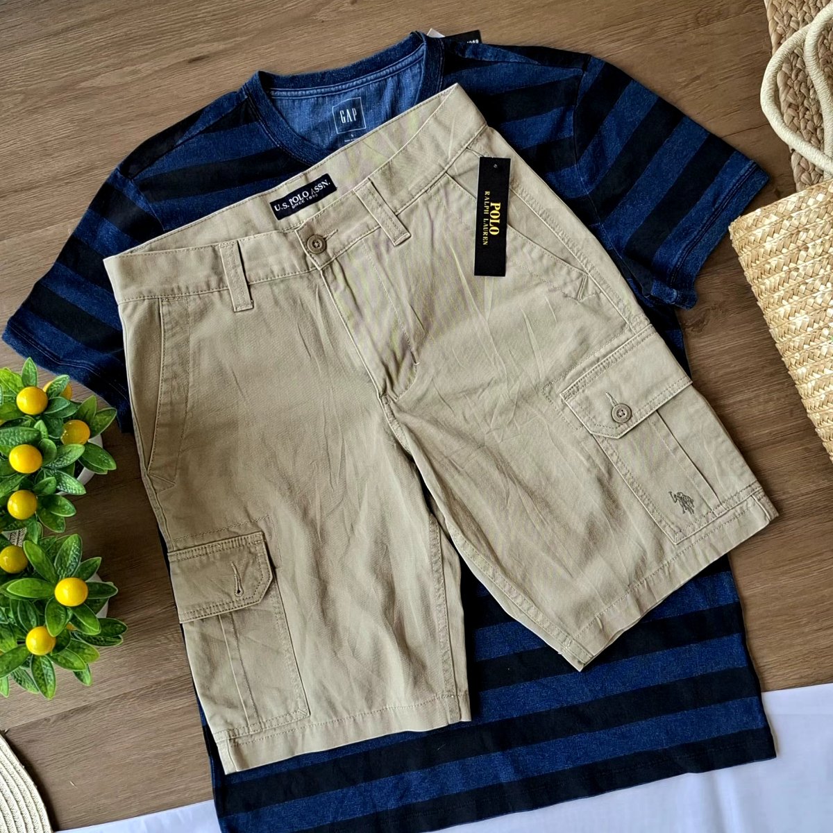 Bermuda Cargo U.S. POLO ASSN. Beige — miniatura 5