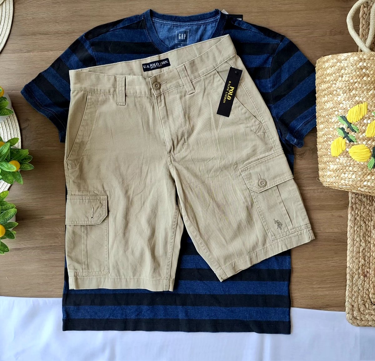 Bermuda Cargo U.S. POLO ASSN. Beige — miniatura 6