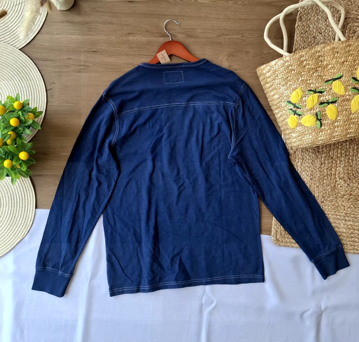 Playera AMERICAN EAGLE Vintage Azul — miniatura 3