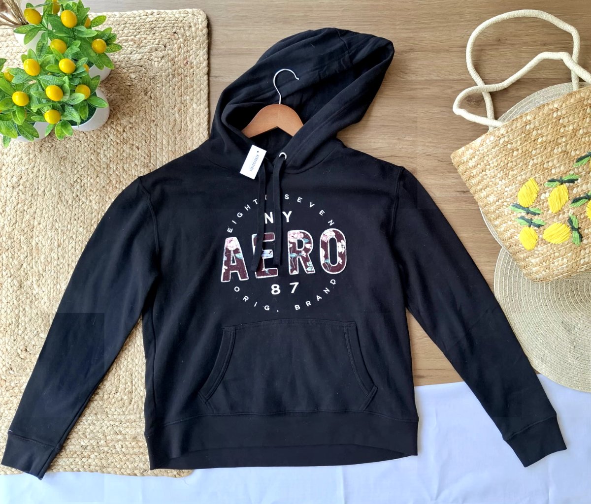 Sudadera AÉROPOSTALE Floral Varsity — miniatura 2
