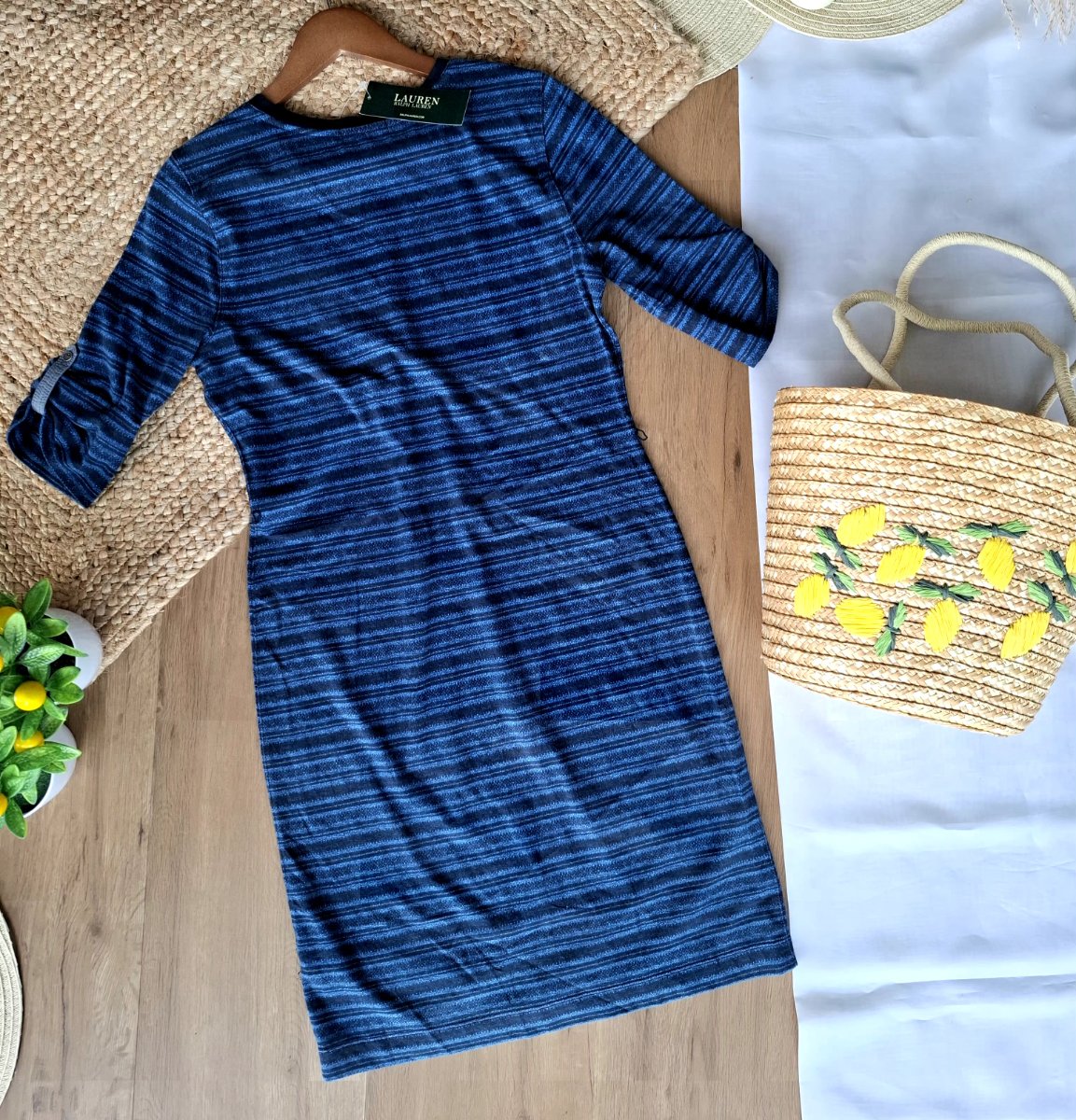 Vestido RALPH LAUREN Blue Heritage — miniatura 3