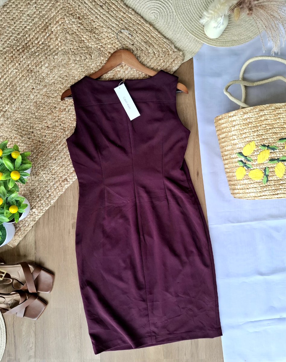 Vestido CALVIN KLEIN Merlot — miniatura 4