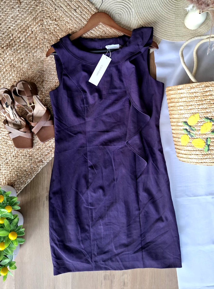 Vestido CALVIN KLEIN Purple Elegance — miniatura 3