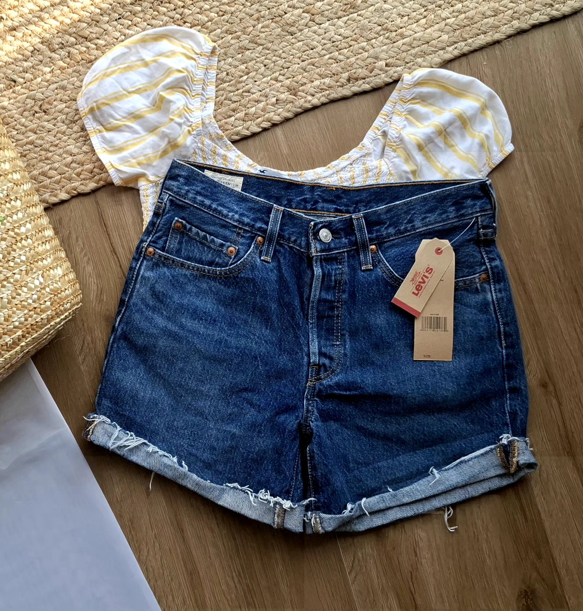 Short LEVI'S 501 Clásico Azul — miniatura 4