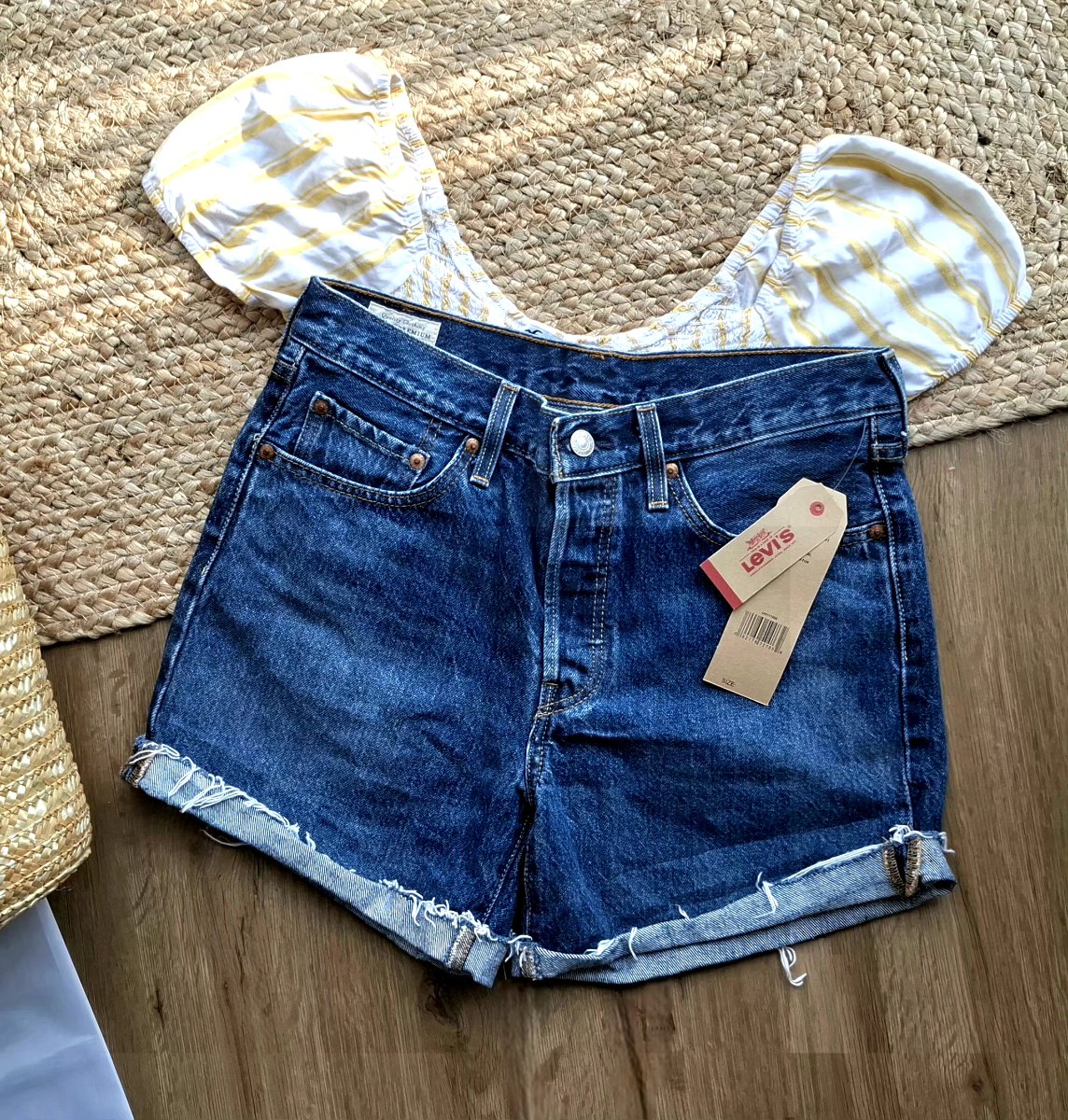 Short LEVI'S 501 Clásico Azul — miniatura 6