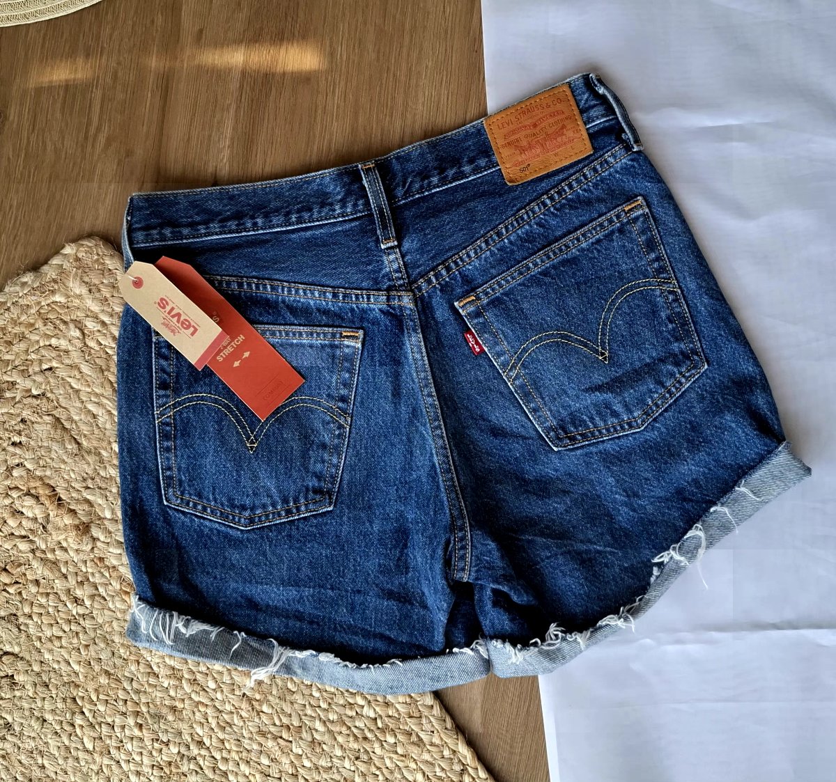 Short LEVI'S 501 Clásico Azul — miniatura 3