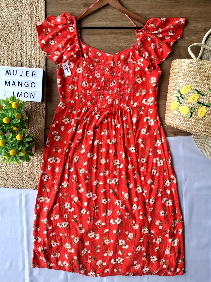 Vestido OLD NAVY Jardín Escarlata — miniatura 3